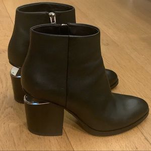 Alexander Wang 36.5 Black leather Booties